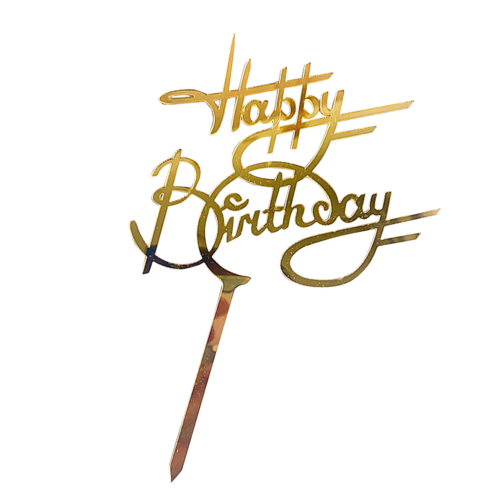 thumbnail image 2 of Cake Topper Acrílico - Diseño Feliz Cumpleaños, Duradero, Decorativo - para Tartas de Cumpleaños/Boda, 2 of 2